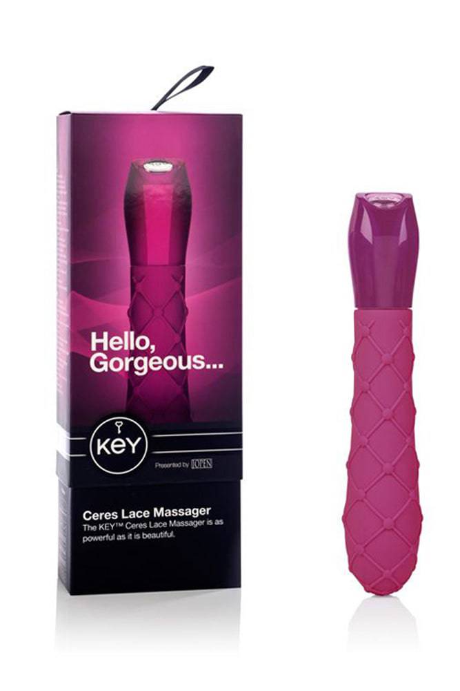 Jopen - Key - Ceres Lace Texture Vibrator | Stag Shop
