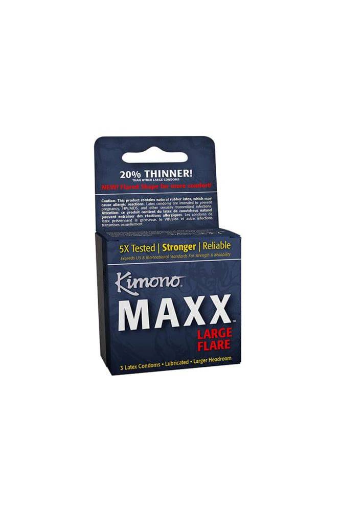 Kimono - Maxx Large Flare Condom - 3 pack - Stag Shop