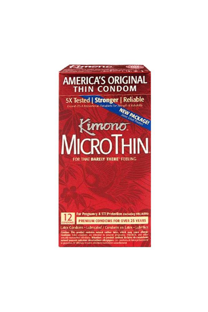 Kimono - MicroThin Condoms - 12 Pack - Stag Shop