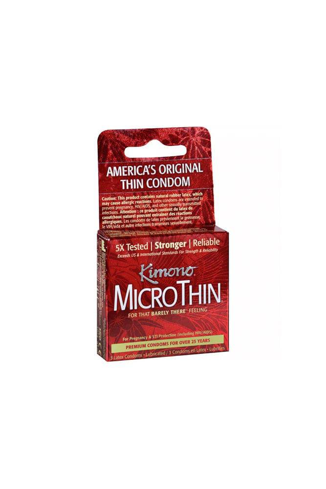 Kimono - MicroThin Condoms - 3 Pack - Stag Shop