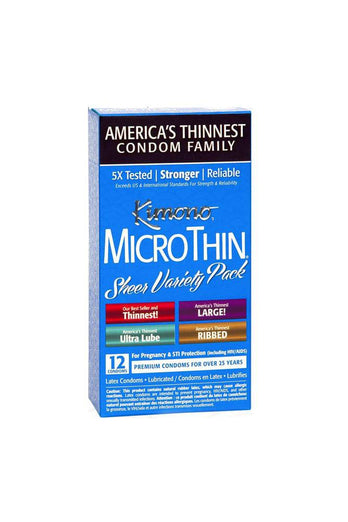 Kimono - MicroThin Variety Pack - 12 Pack - Stag Shop