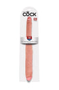 Pipedream - King Cock - Realistic Tapered Double Ended Dildo - 16 inch - Beige - Stag Shop