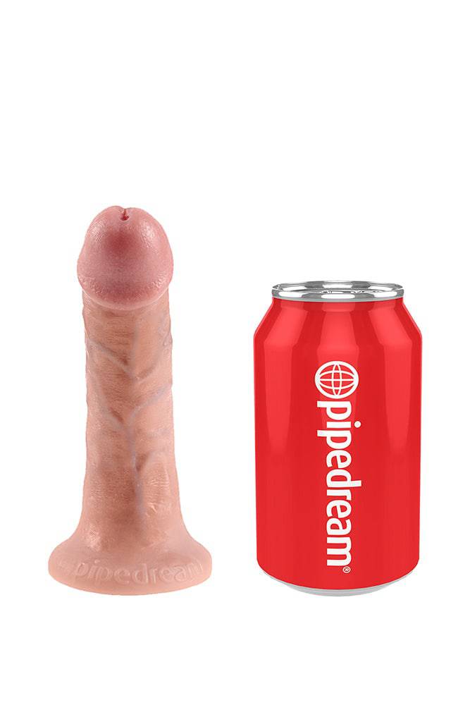 Pipedream - King Cock - Strap-On Harness with Realistic Dildo - 6 inch - Beige - Stag Shop