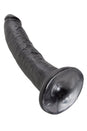 Pipedream - King Cock - Ultra Realistic Dildo - 7 inch - Black - Stag Shop