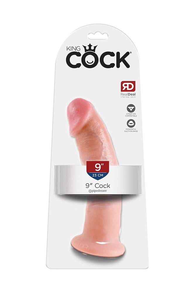 Pipedream - King Cock - Ultra Realistic Dildo - 9 inch - Beige - Stag Shop