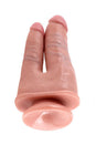 Pipedream - King Cock - Double Penetrator Ultra Realistic Dildo - 6 inch - Beige - Stag Shop