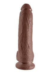 Pipedream - King Cock - Realistic Dildo with Balls - 9 inch - Brown - Stag Shop