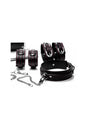 XR Brands - Master Series - Kinky Clutch Bondage Set with Carrying Case - Black - Stag Shop