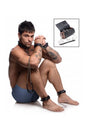 XR Brands - Master Series - Kinky Clutch Bondage Set with Carrying Case - Black - Stag Shop