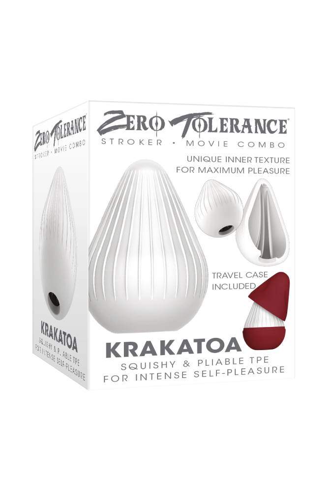 Zero Tolerance - Krakatoa Stroker - White - Stag Shop