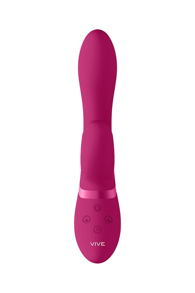Shots Toys - VIVE - Kyra - Pulse Clitoral Rabbit Vibrator - Pink - Stag Shop