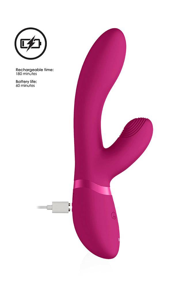 Shots Toys - VIVE - Kyra - Pulse Clitoral Rabbit Vibrator - Pink - Stag Shop
