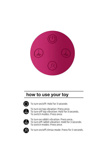 Shots Toys - VIVE - Kyra - Pulse Clitoral Rabbit Vibrator - Pink - Stag Shop