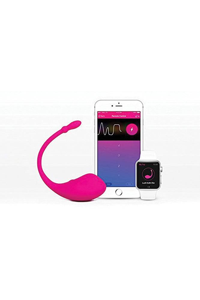 Lovense - Lush Bluetooth Egg Vibrator - Pink - Stag Shop