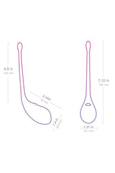 Lovense - Lush Bluetooth Egg Vibrator - Pink - Stag Shop
