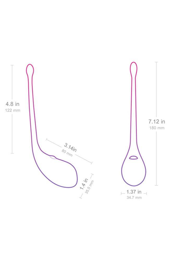 Lovense - Lush Bluetooth Egg Vibrator - Pink - Stag Shop