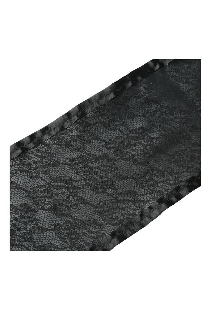 Sincerely by Sportsheets - Lace Bit Gag - Black - Stag Shop