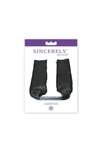 Thumbnail for Sincerely by Sportsheets - Lace Bit Gag - Black - Stag Shop