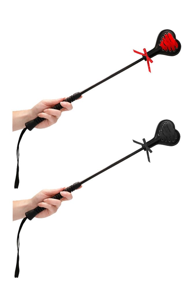 Ouch by Shots Toys - Lace Heart Crop - Assorted Colours - Stag Shop