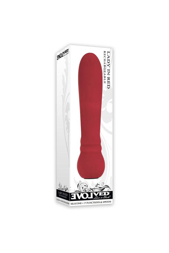 Evolved - Lady In Red Bullet Vibrator - Red - Stag Shop