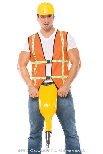 Coquette - M6534 - Jack Hammer Costume - Orange/Yellow - Stag Shop