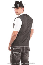 Coquette - M61- Gangster Costume - Black/White - Stag Shop