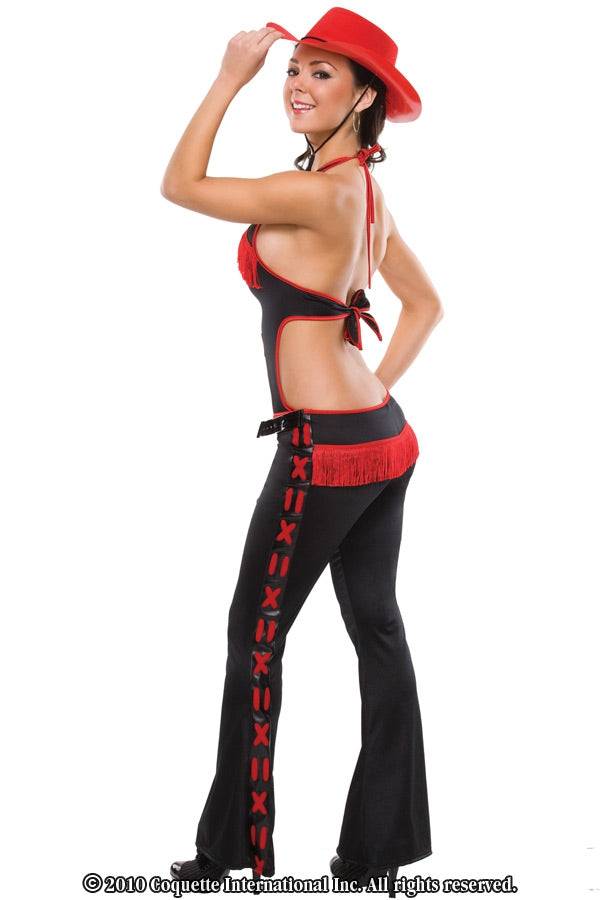 Coquette - M6076 - Bull Riding Beauty - Black/Red - M/L - Stag Shop
