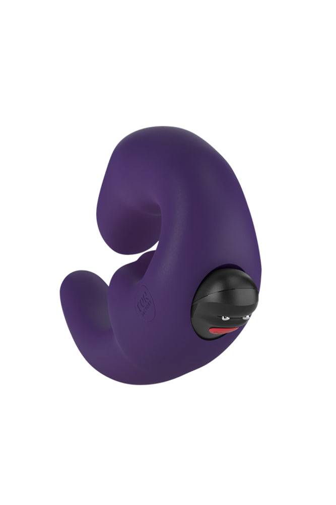 Fun Factory - ShareVibe Vibrating Strapless Strap-on - Dark Violet - Stag Shop