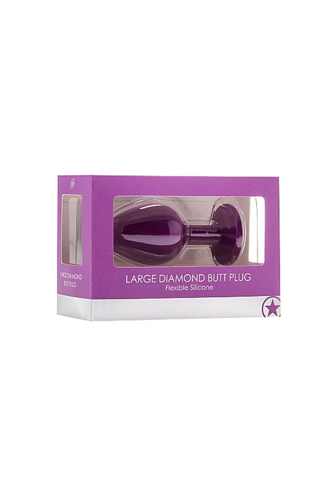 Ouch by Shots Toys - Diamond Butt Plug - Assorted Colours & Sizes - Stag Shop