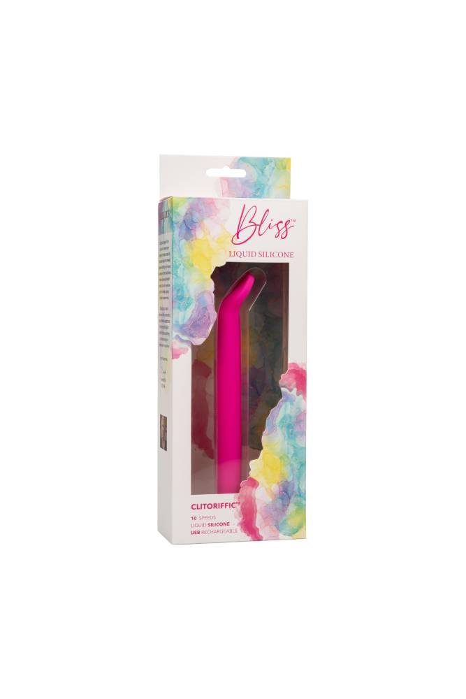 Cal Exotics - Bliss - Liquid Silicone Clitoriffic Vibrator - Pink - Stag Shop