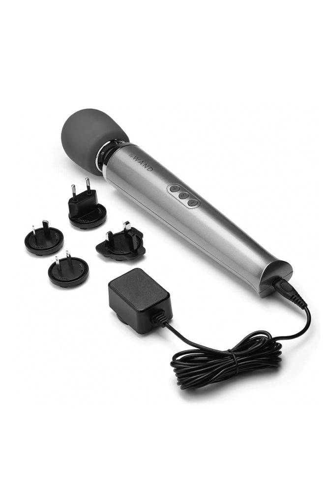 Le Wand - Rechargeable Vibrating Massager - Grey - Stag Shop