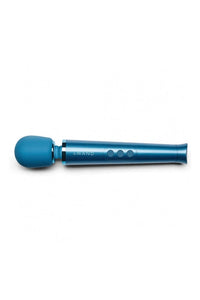 Thumbnail for Le Wand - Petite Rechargeable Vibrating Massage Wand - Blue - Stag Shop