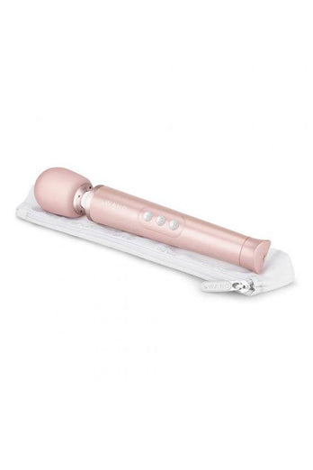 Le Wand - Petite Rechargeable Vibrating Massage Wand - Rose Gold - Stag Shop