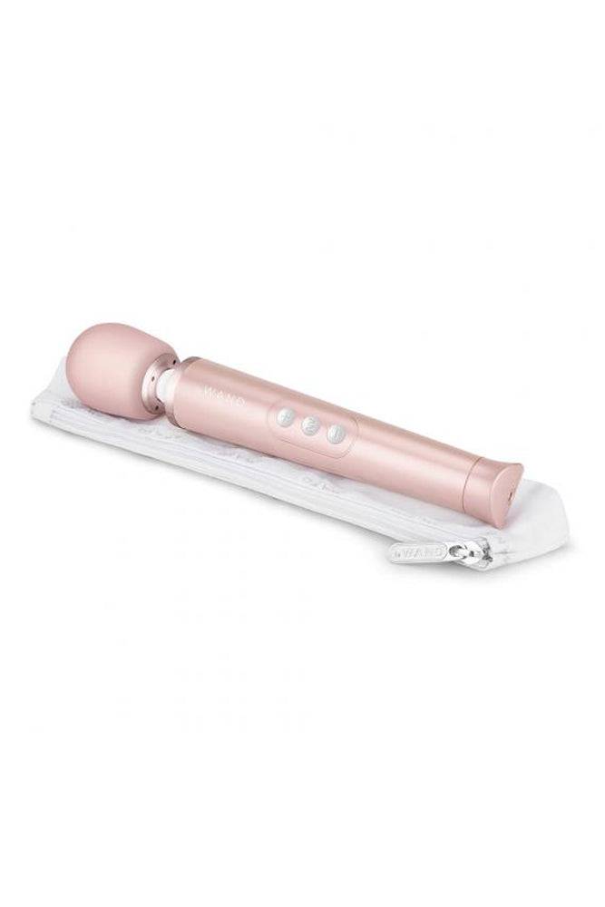 Le Wand - Petite Rechargeable Vibrating Massage Wand - Rose Gold - Stag Shop