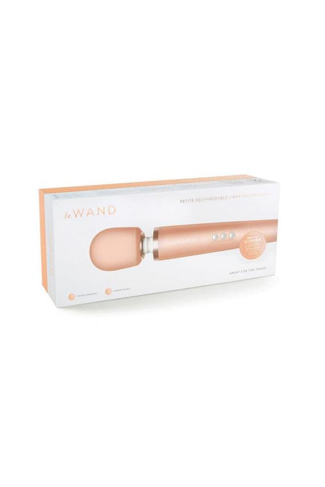 Le Wand - Petite Rechargeable Vibrating Massage Wand - Rose Gold - Stag Shop