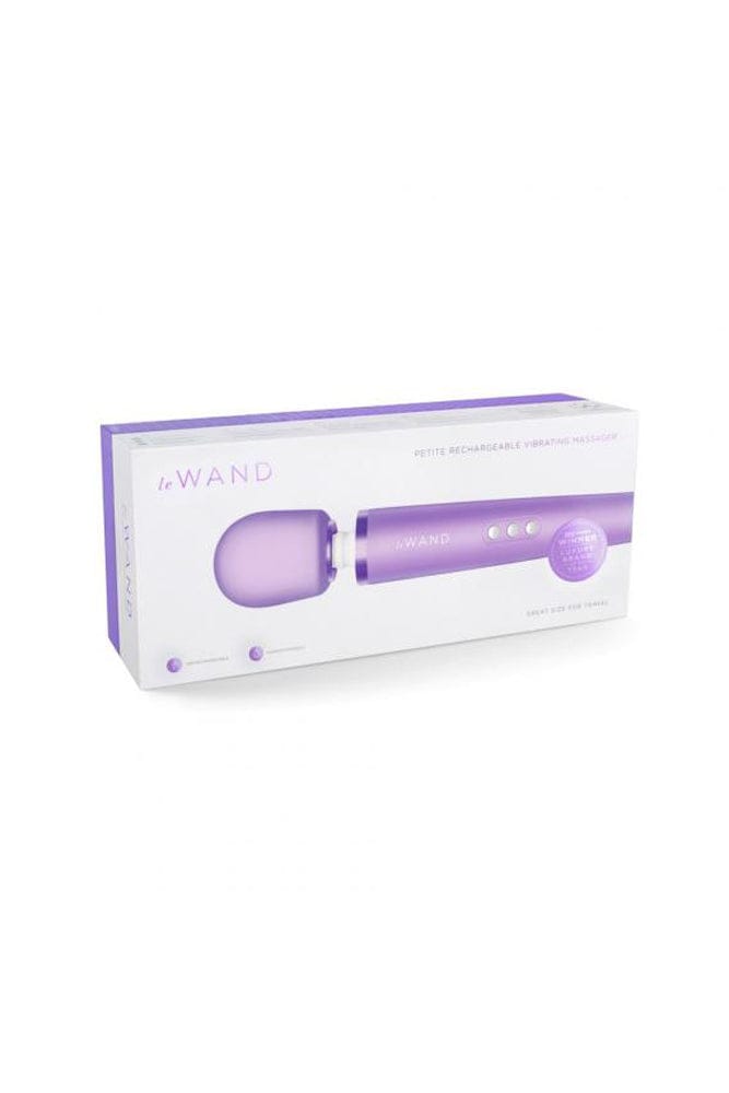 Le Wand - Petite Rechargeable Vibrating Massage Wand - Violet - Stag Shop
