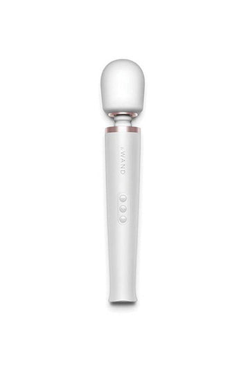 Le Wand - Rechargeable Vibrating Massager - Pearl White - Stag Shop