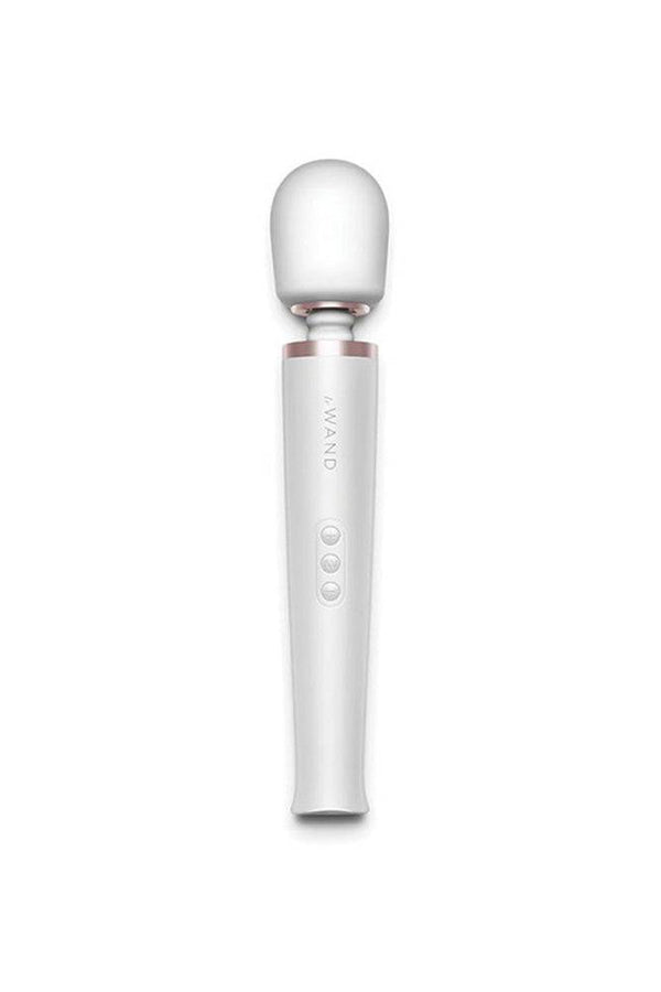 Le Wand - Rechargeable Vibrating Massager - Pearl White - Stag Shop