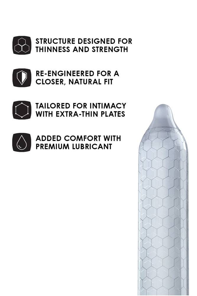 Lelo - Hex Condoms - 3 Pack - Stag Shop