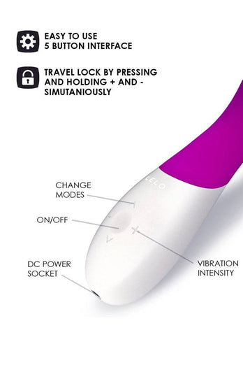 Lelo - Mona Wave G-Spot Vibrator - Deep Rose - Stag Shop