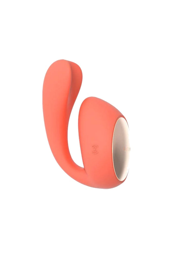 Lelo - Ida Wave App-Controlled Hands Free Dual Vibrator - Coral - Stag Shop