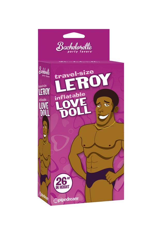 Pipedream - Bachelorette Party Favors - Travel Size Leroy - Blow Up Doll - Stag Shop