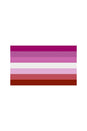 Stag Shop - Pride Flag - Lipstick Lesbian - 4 x 6 Inches - Stag Shop