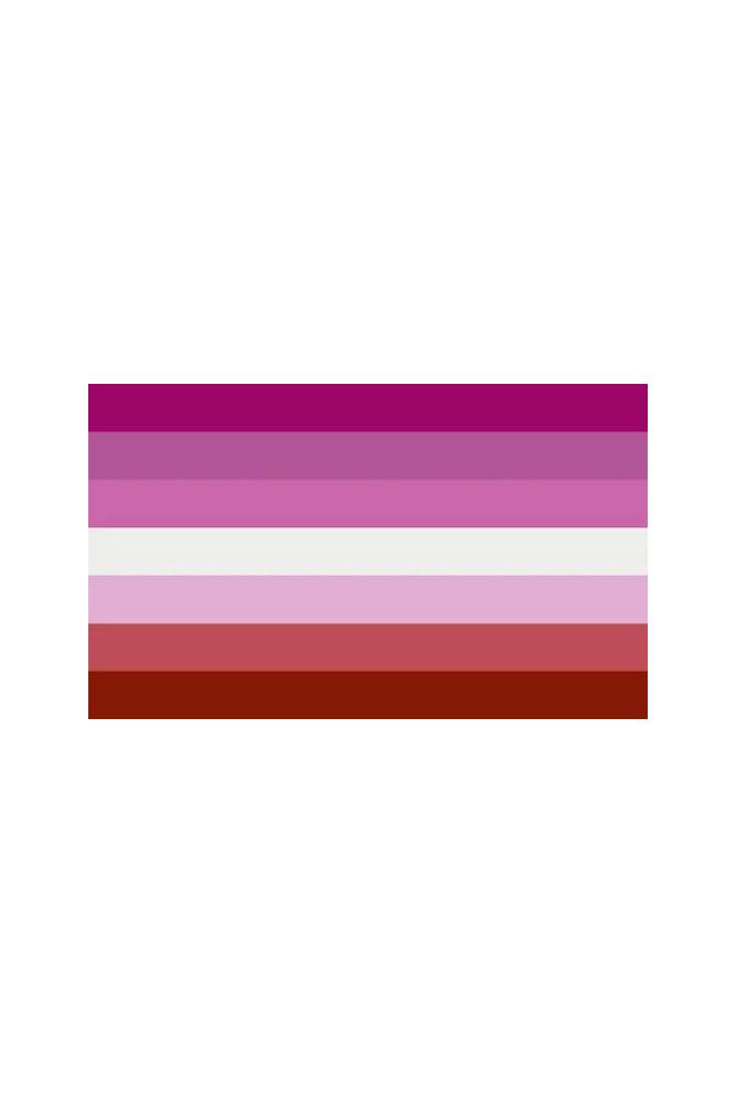 Stag Shop - Pride Flag - Lipstick Lesbian - 4 x 6 Inches - Stag Shop