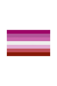 Thumbnail for Stag Shop - Pride Flag - Lipstick Lesbian - 4 x 6 Inches - Stag Shop