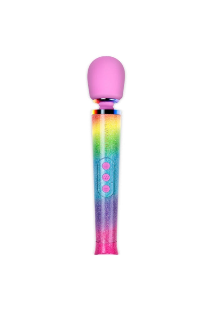 Le Wand - Petite Rechargeable Vibrating Massage Wand - Rainbow Ombre