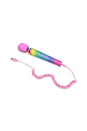 Le Wand - Petite Rechargeable Vibrating Massage Wand - Rainbow Ombre - Stag Shop