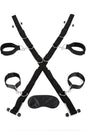 Electric Eel - Lux Fetish - Over The Door Cross Cuff Set - Stag Shop