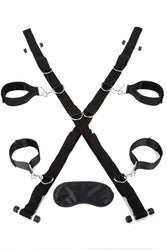 Electric Eel - Lux Fetish - Over The Door Cross Cuff Set - Stag Shop