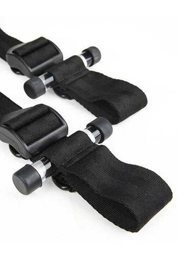 Electric Eel - Lux Fetish - Over The Door Cross Cuff Set - Stag Shop